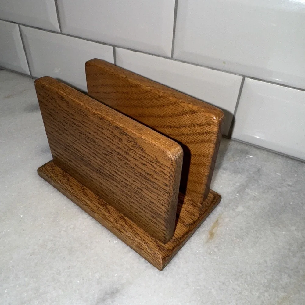 Vintage Good Wood Napkin Holder GW992
